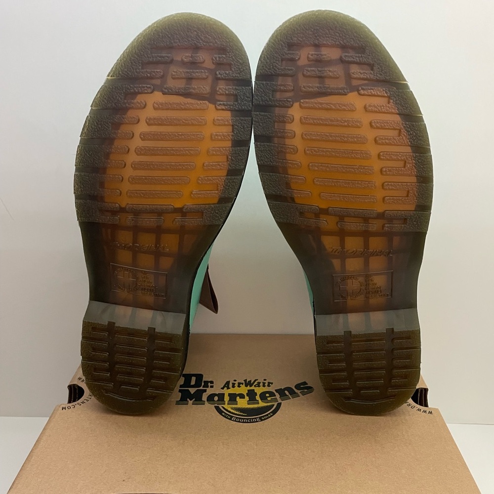 Dr. Martens 1461 Smooth Leather Oxford Shoe Peppermint Green - Picture 8 of 9
